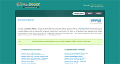 Desktop Screenshot of gummers-spares.co.uk